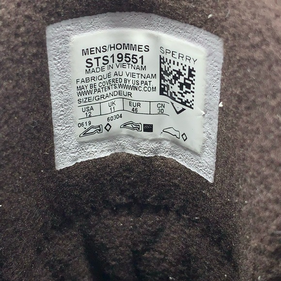 Sperry Cold Bay Thinsulate Brown Duck Boots 19551 - Picture 7 of 8